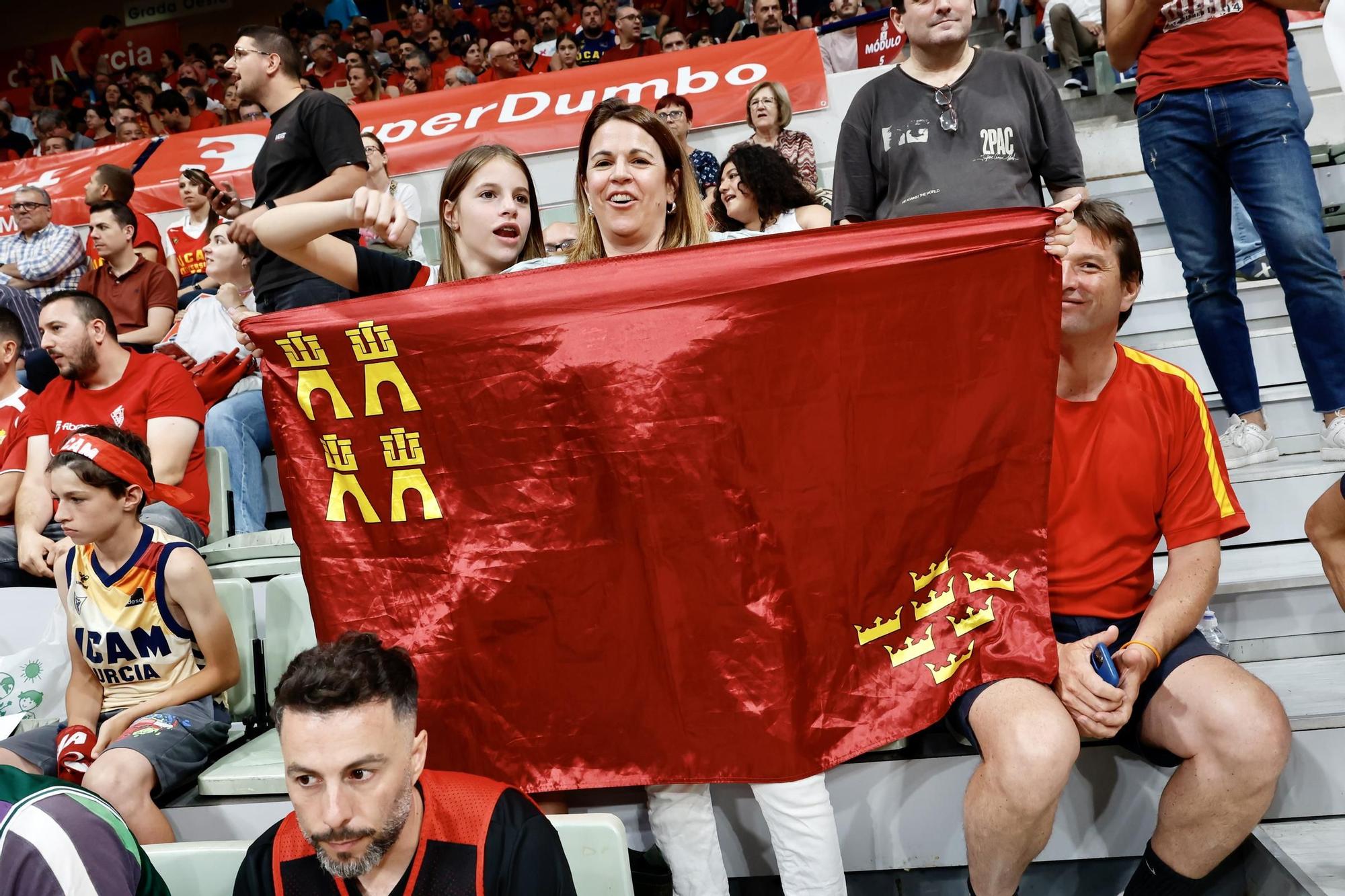 Las imágenes del cuarto partido de semifinales de la ACB entre el UCAM Murcia - Unicaja