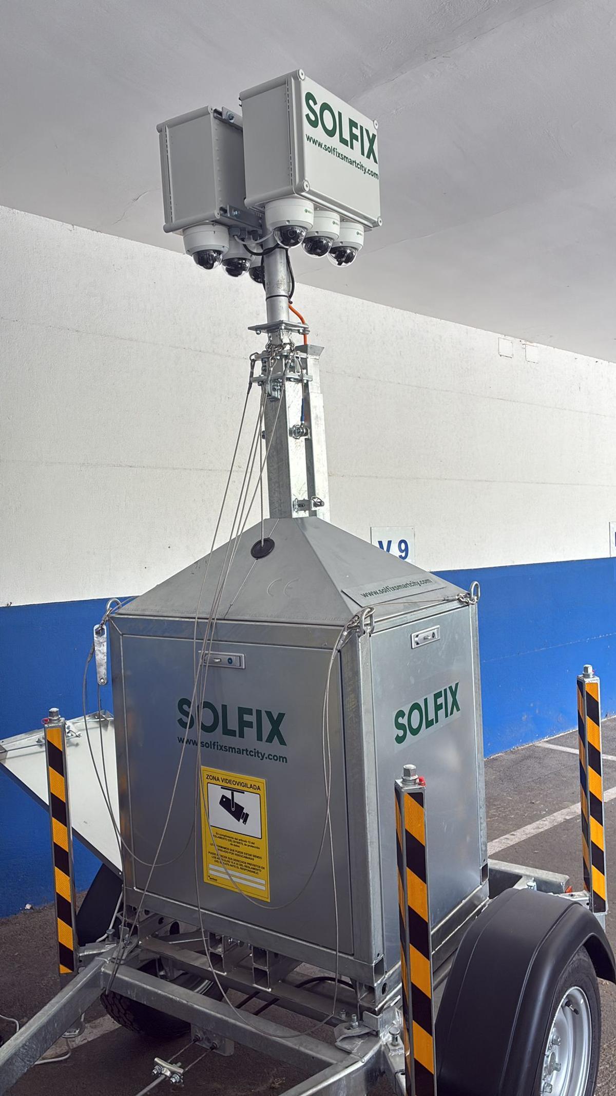 Una de las cámaras móviles de 360 grados que empleará la Policia Local de Martorell