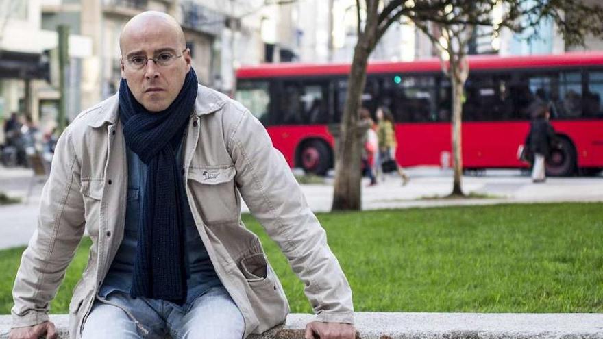 Álvaro García, exconductor de la línea 7 del bus urbano de A Coruña y víctima en el accidente del Alvia.