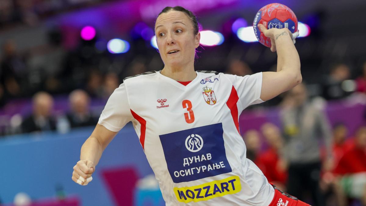 Katarina Krpez-Slezak, en una acción ofensiva