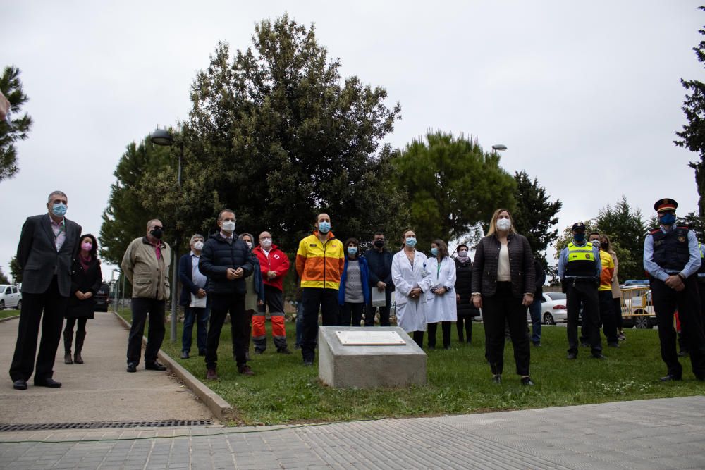 Figueres homenatja el personal essencial per la feina durant la pandèmia