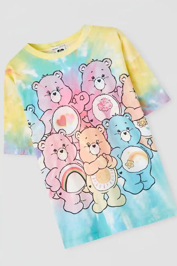 La camiseta de los osos amorosos tie-dye