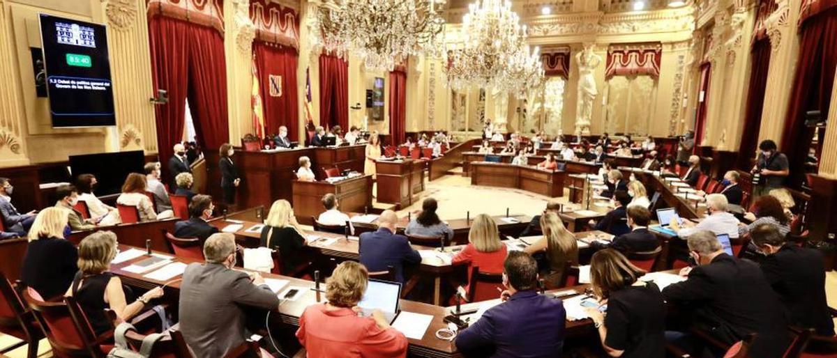 Una fotografía del Parlament balear.