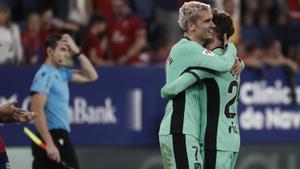 Resumen, goles y highlights del Osasuna 0 - 2 Atlético de Madrid de la jornada 7 de LaLiga EA Sports