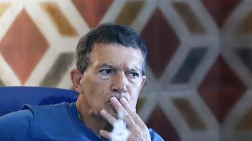 Antonio Banderas participa en el rodaje de 'Ella, una historia de amor', un documental sobre la Virgen María