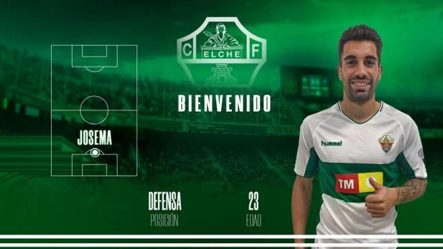 La defensa del Elche CF se refuerza con el fichaje de Josema