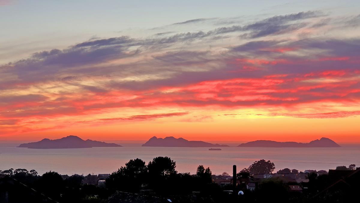 Vista de las Islas Cíes.