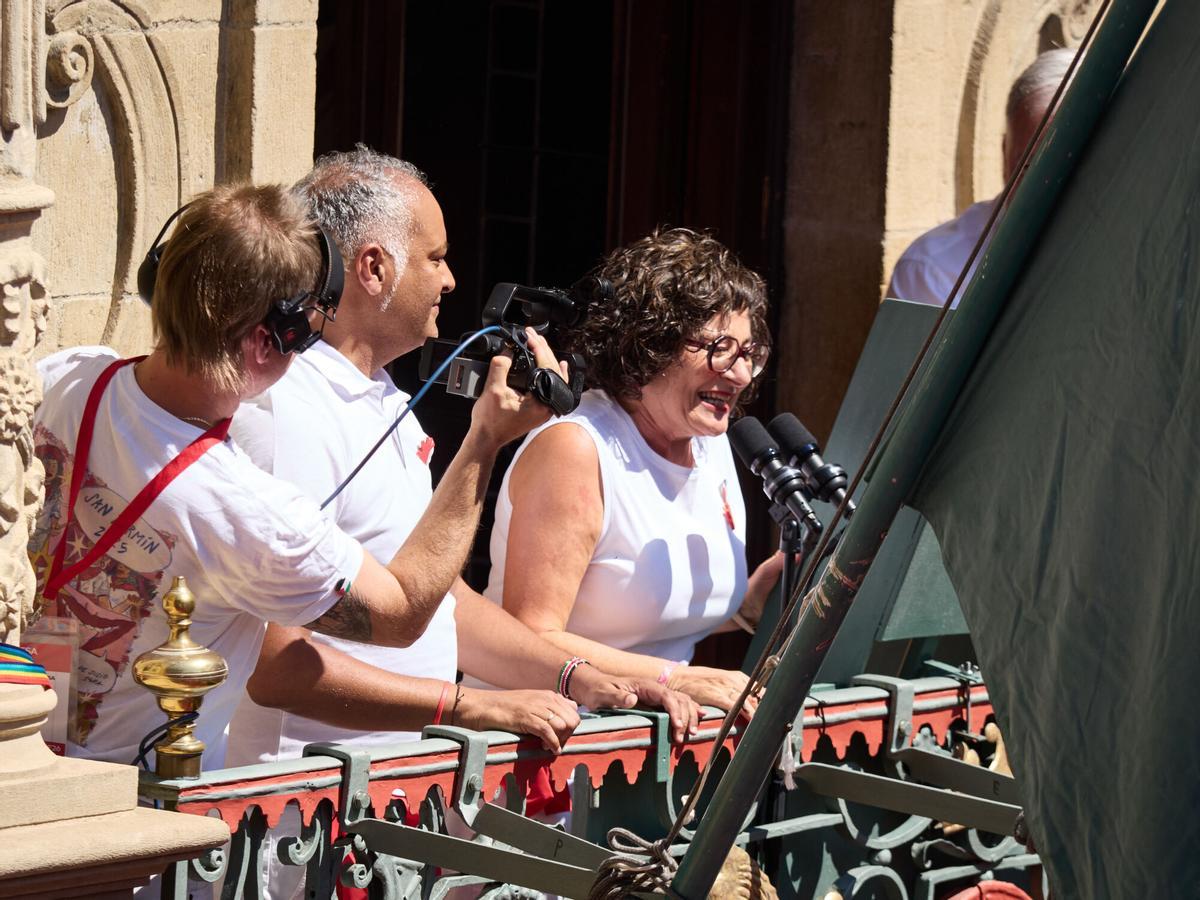 Pamplona se tiñe de rojo para el Chupinazo de las fiestas de San Fermín 2026.