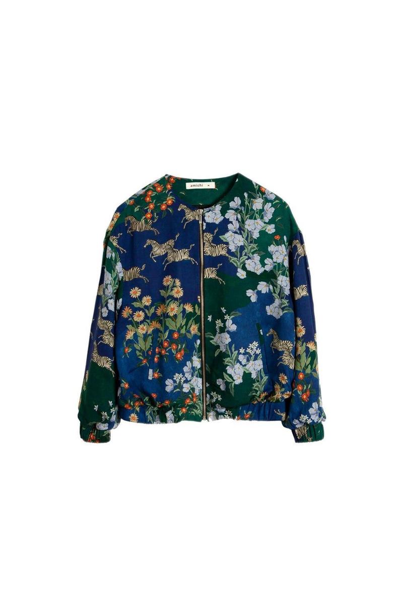 Bomber estampada (Precio: 69,99 euros)