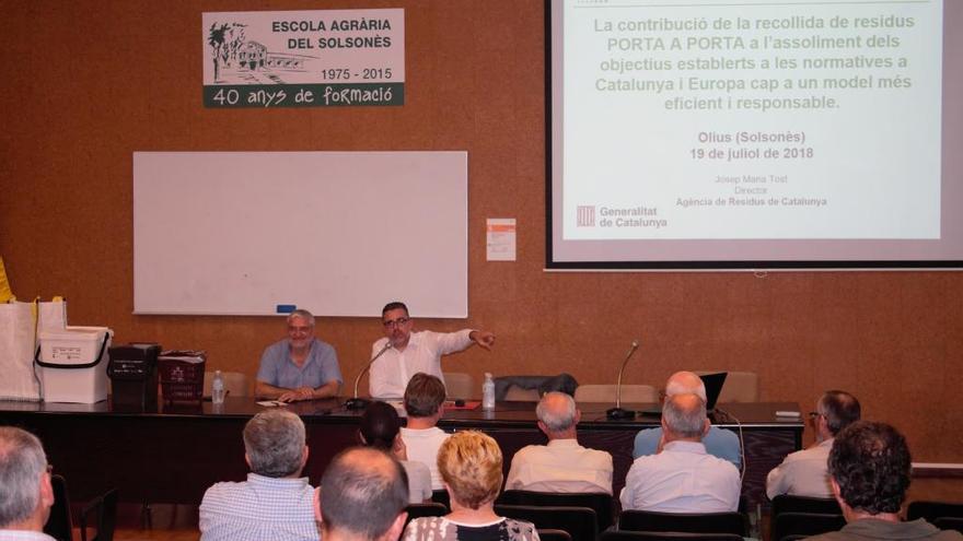 Antoni Màrquez i Josep Maria Tost durant la presentació