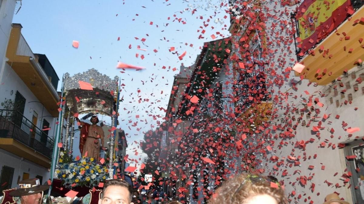 romería san juan alhaurin recorrido de vuelta 2023