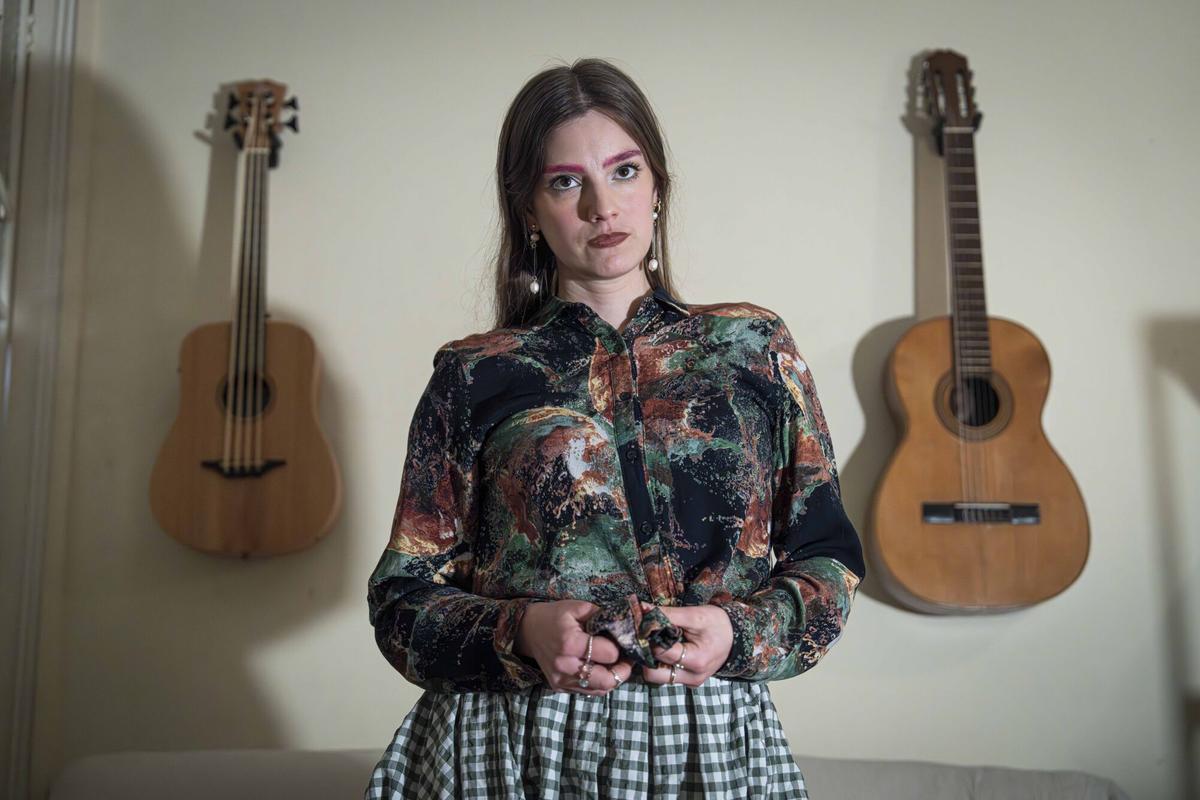 La cantante Magalí Sare.