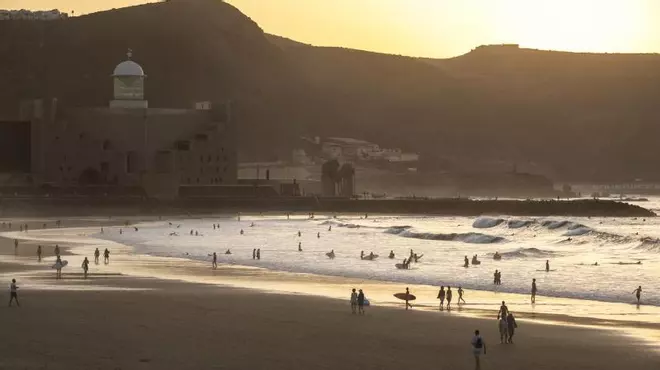 Calor en Las Canteras