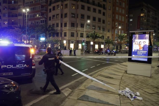 La Policía acordona la avenida de la Estación de Alicante tras aparecer un maletín sospechoso