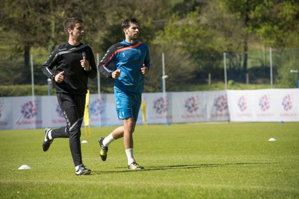 Entrenamiento del Real Oviedo