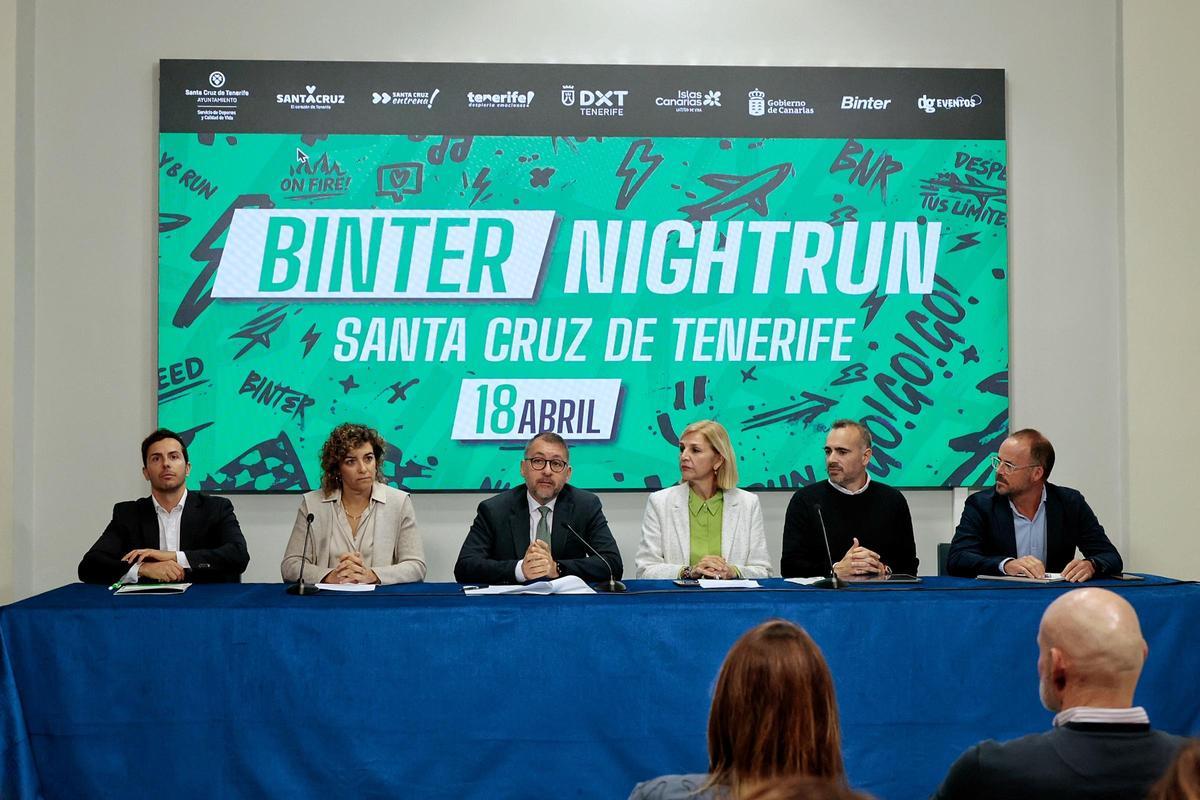 Presentación de la Binter NightRun.