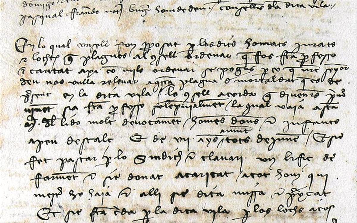 Quan el nom era tan sols Castelló Viatjant al segle XIV