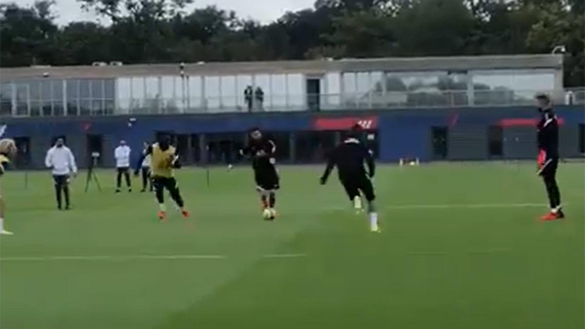Messi y Mbappé ya se lucen en los entrenamientos del PSG