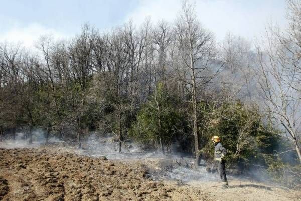 Imágenes del incendio en la Ribagorza