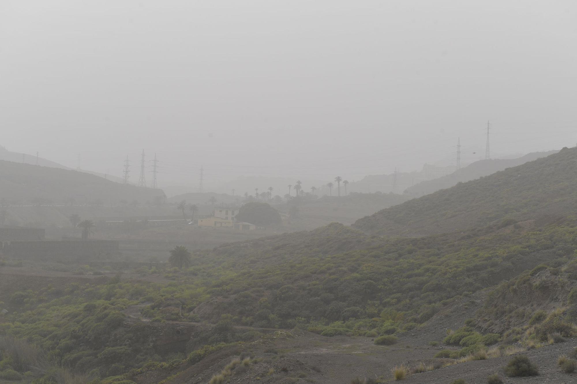 Calima sobre Gran Canaria