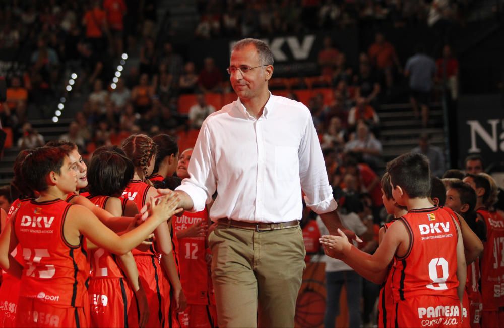 Todas las imágenes de la emotiva presentación del Valencia Basket 2016/17