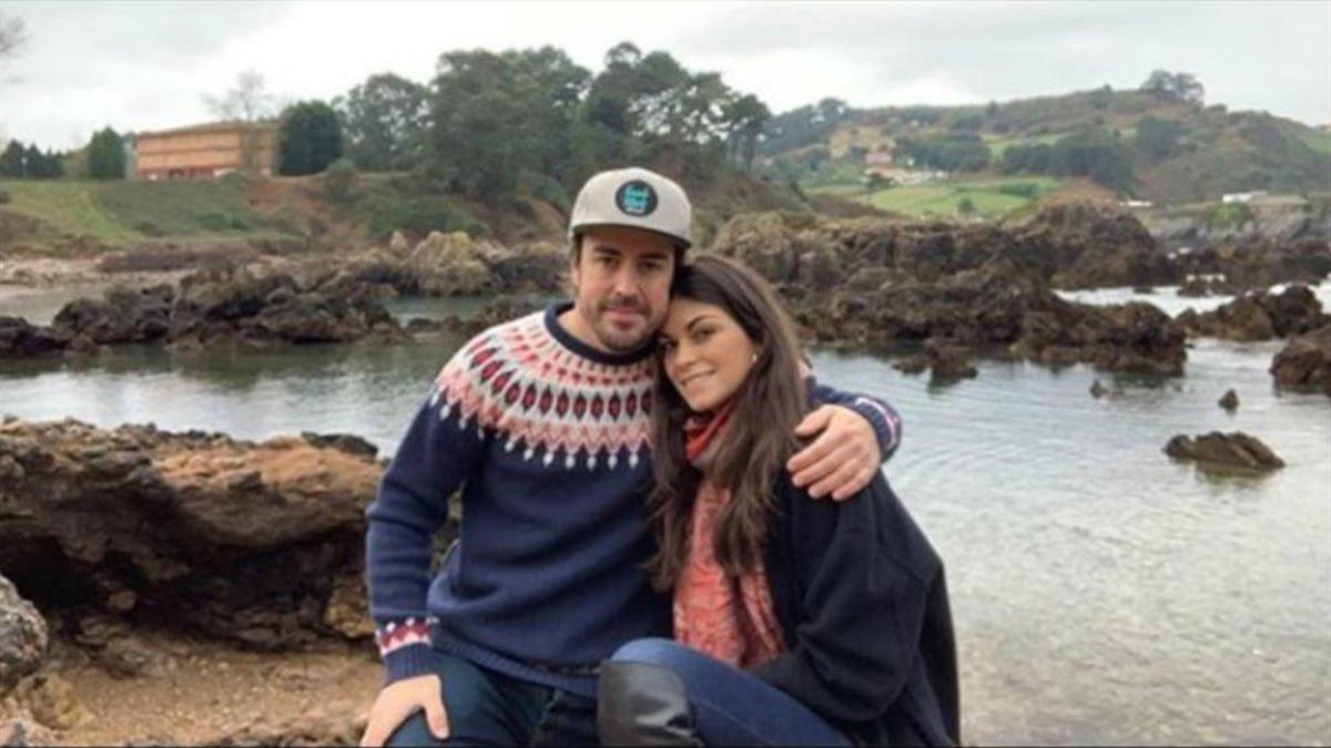 Fernando Alonso y Linda Morselli