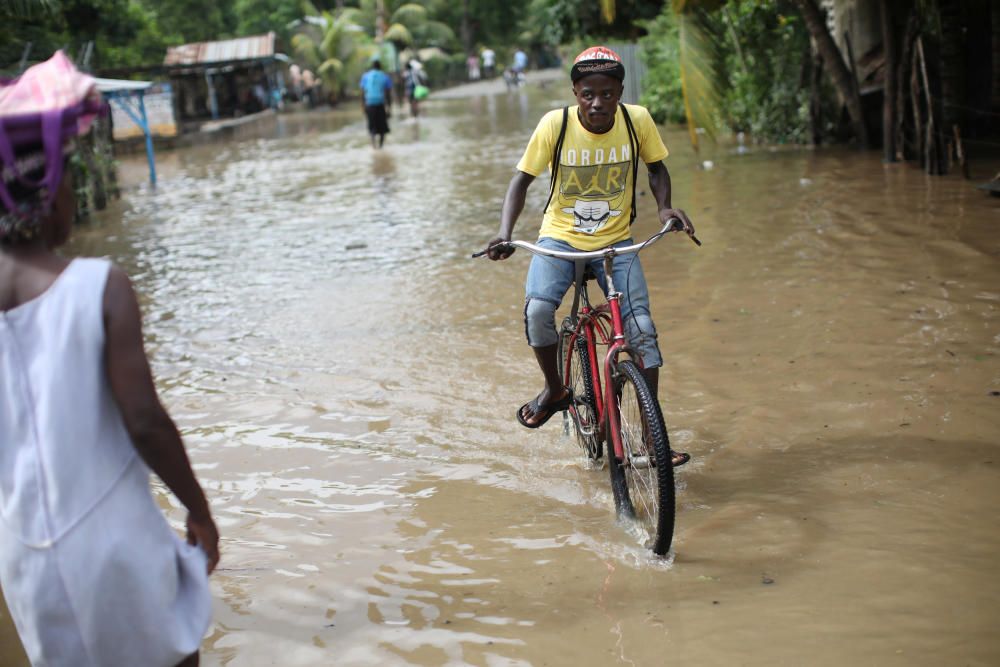 Devastación al paso del huracán Irma