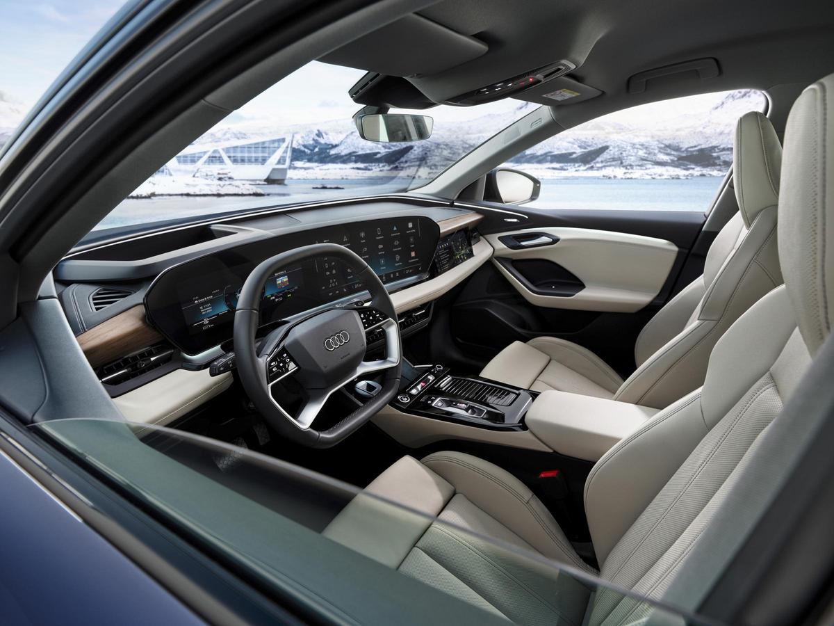 Interior del Audi Q6 e-tron quattro