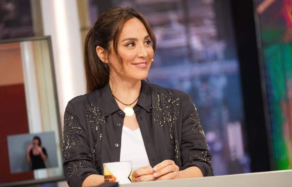 Tamara Falcó en El Hormiguero con conjunto de Zara