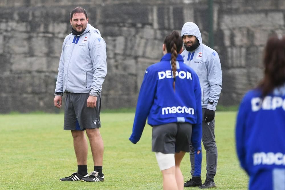 Entrenamiento del Deportivo Abanca