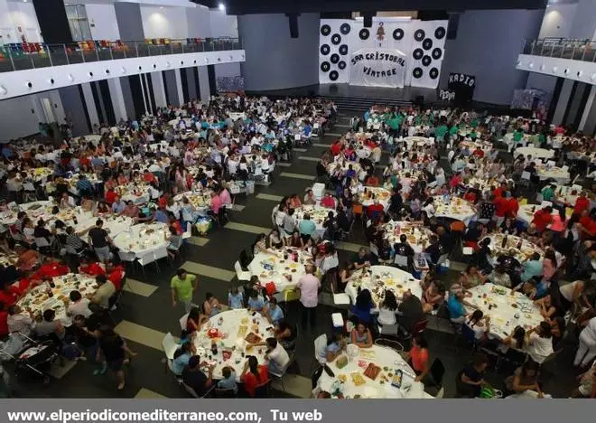 Cena popular de la gestora de gaiates en las Fiestas de San Cristóbal