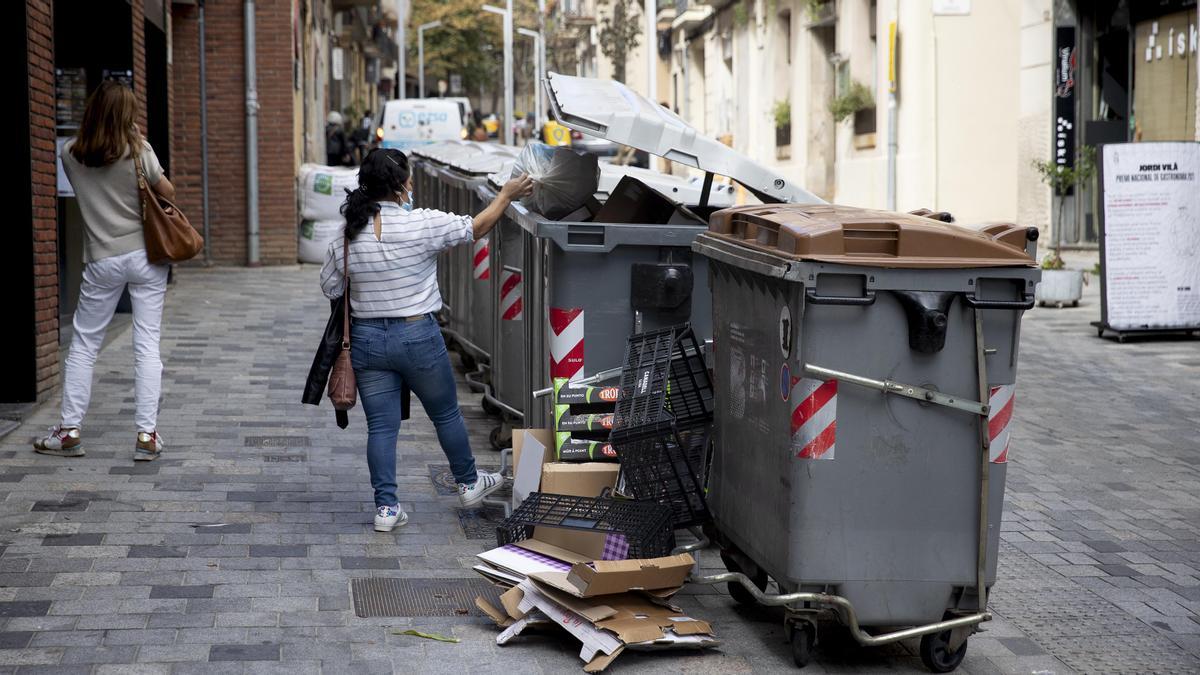 Basura en Sarrià