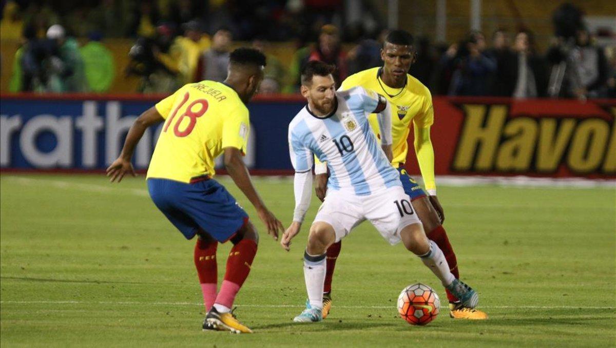 Messi fue la gran figura en el último partido