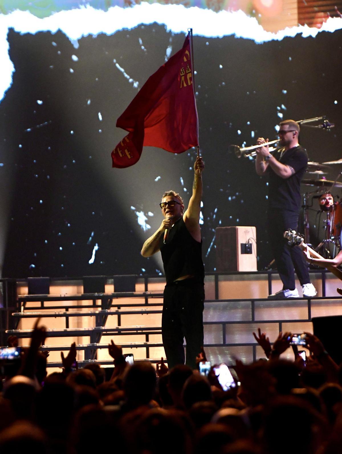 El primer concierto de Alejandro Sanz en Murcia, en imágenes El primer concierto de Alejandro Sanz en Murcia, en imágenes