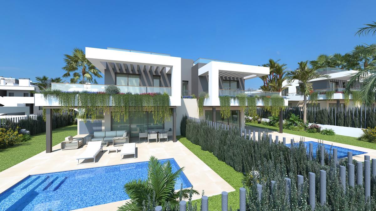 La promoción Lagoons Village by TM está a dos minutos de la playa de La Mata y Cabo Cervera .