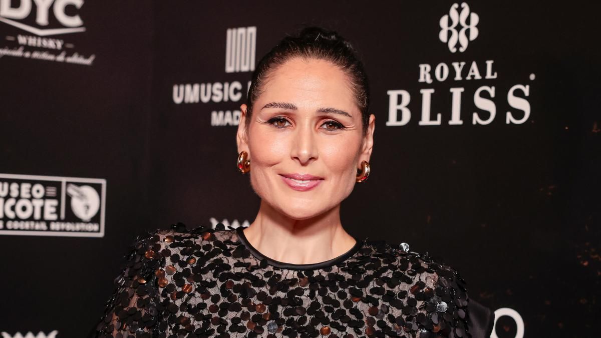 Rosa López en un photocall