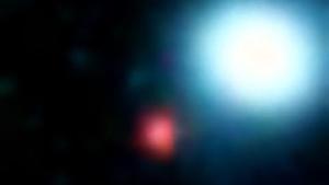 Imagen compuesta del agujero negro supermasivo en Abell 2744