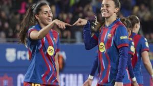 Kika y Serrajordi celebran un gol a lo Hannah Montana