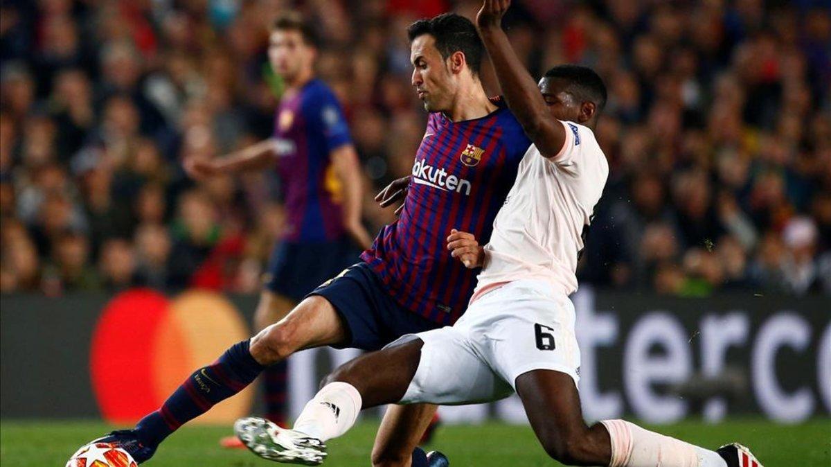 Sergio Busquets, maestro del pase en esta última Champions