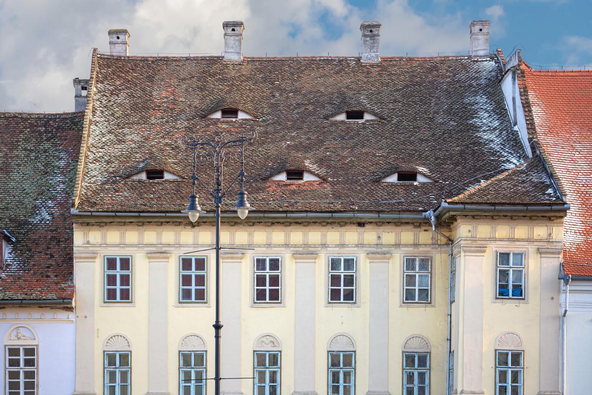 Casas con ojos, en Sibiu
