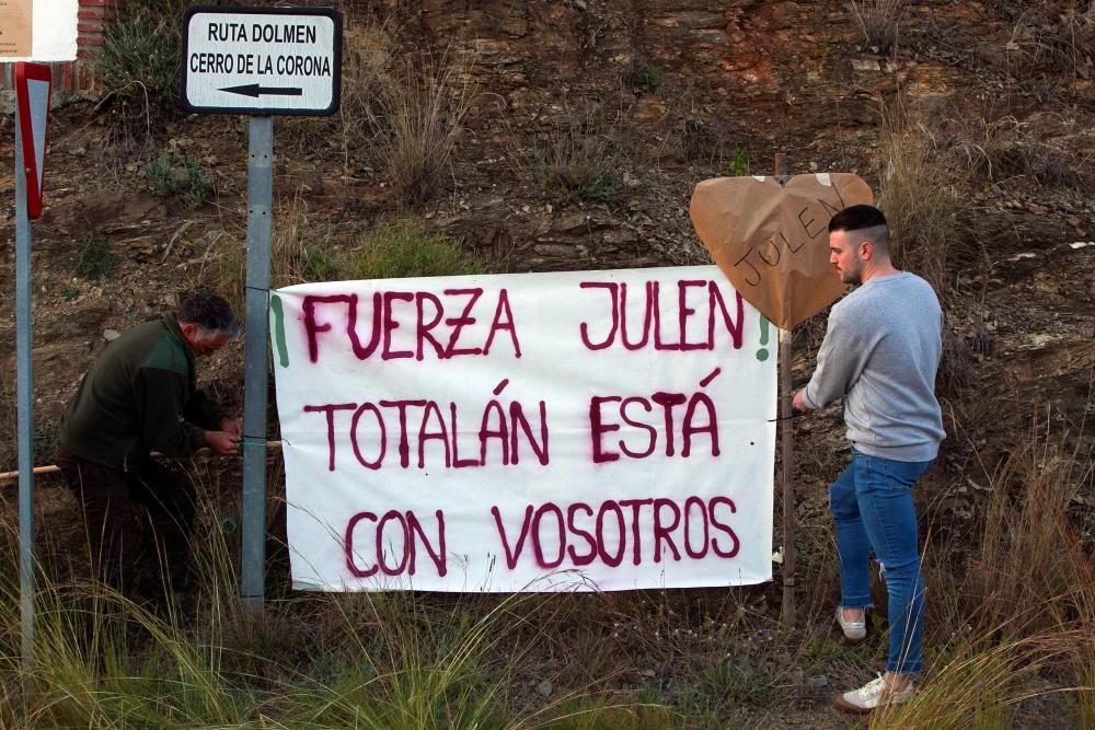 Vecinos marchan en apoyo de Julen, su familia y ...