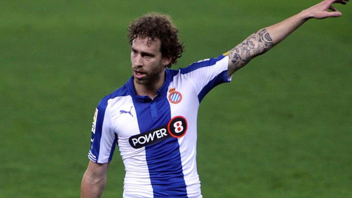 José Alberto Cañas es una pieza esencial en el centro del campo del Espanyol