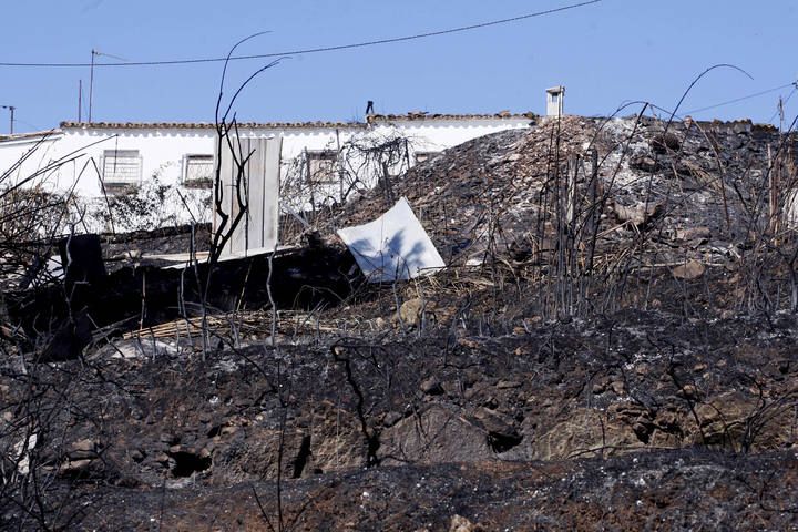 L'endemà de l'incendi a Girona