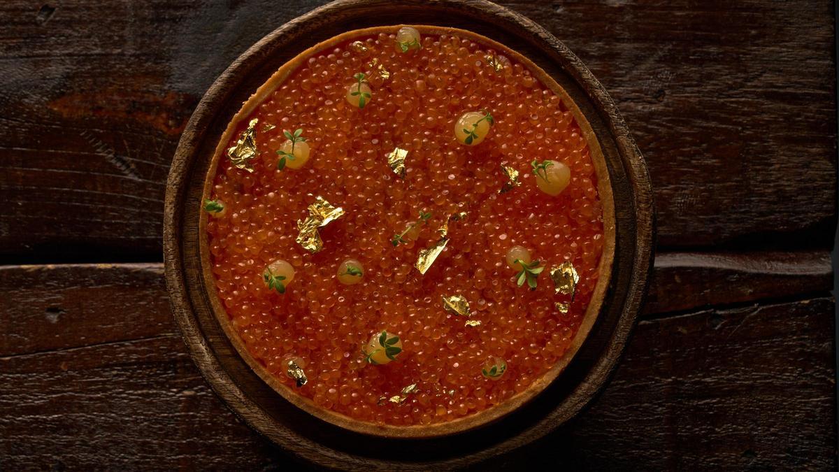 La tarta de trucha del restaurante Gente Rara.