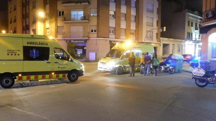 El carrer ha quedat totalment tallat al trànsit