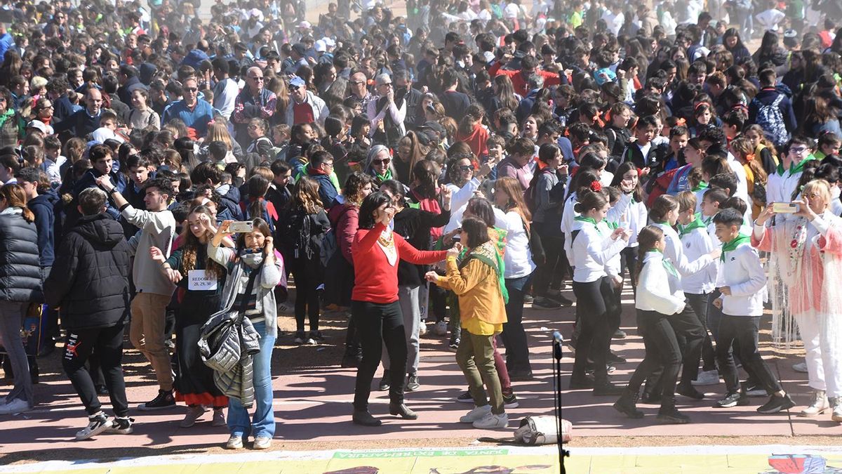 El multitudinario baile del Candil en la edición del año pasado.