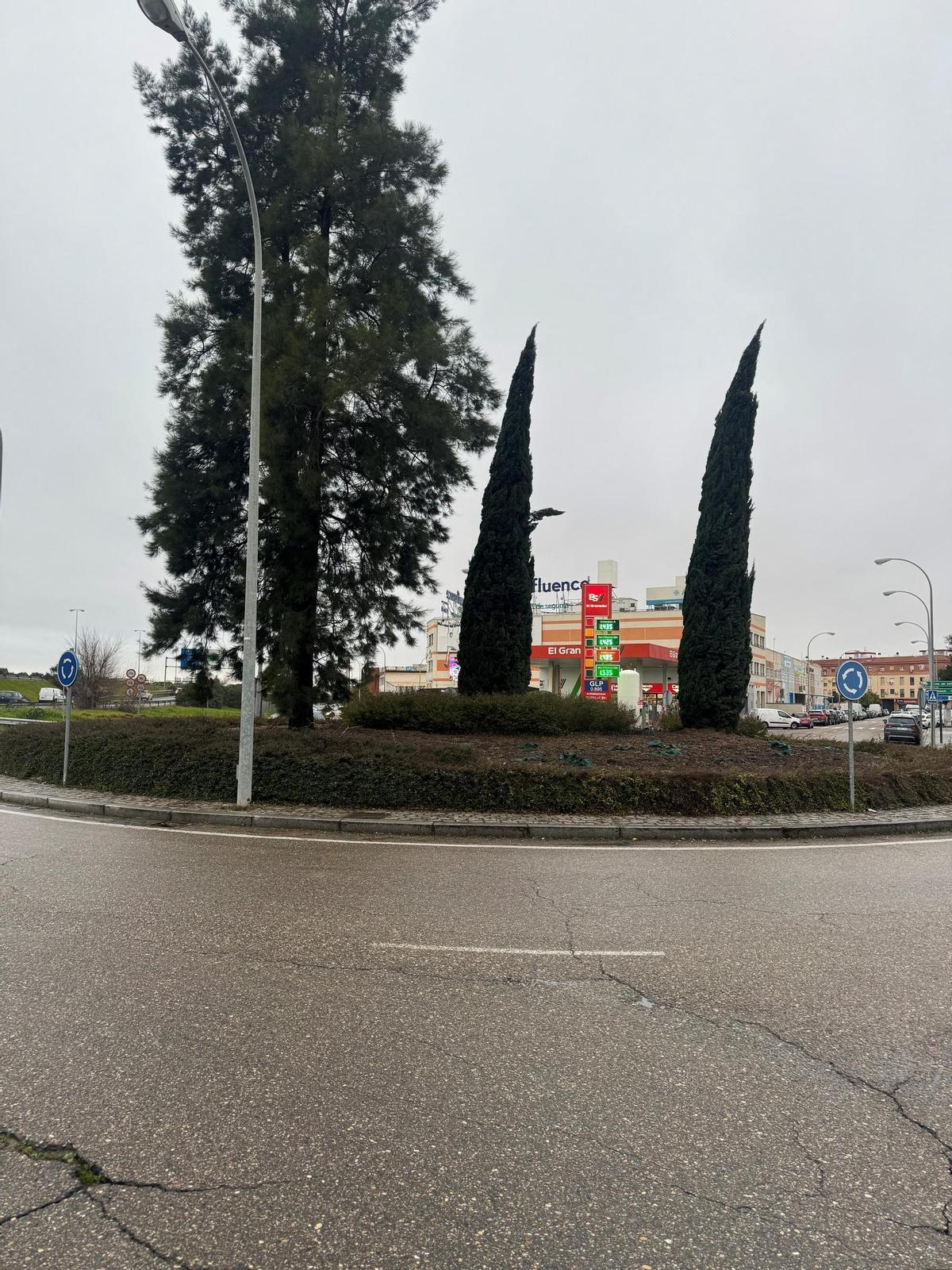 Salida y entrada al polígono desde la autovia A-4.