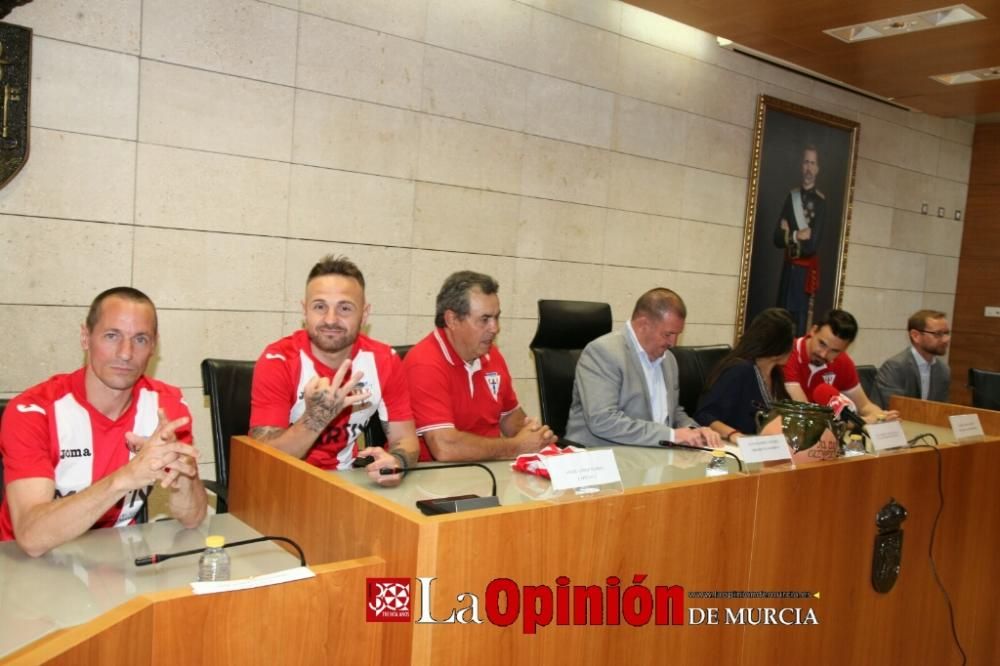 Recepción institucional al Club Olímpico de Totana por el ascenso