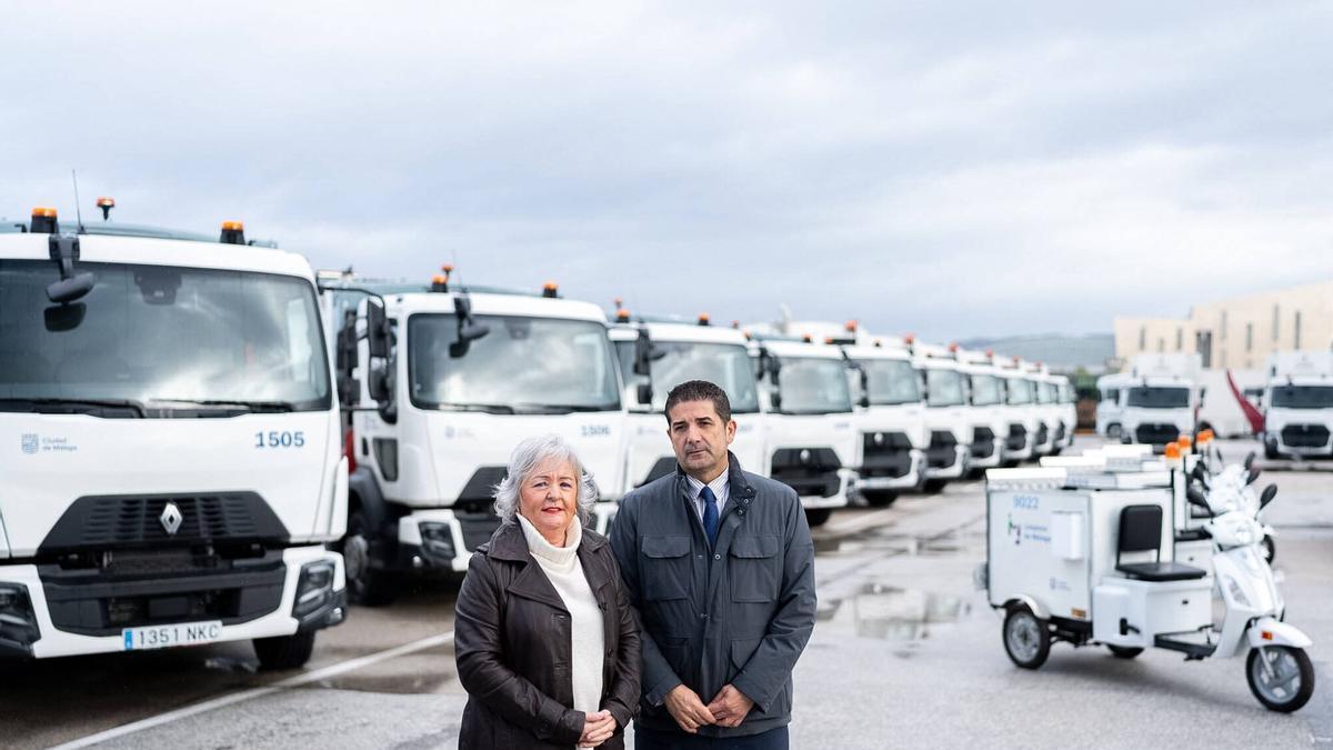 Málaga incorpora 60 nuevos vehículos de recogida y limpieza con una inversión de más de 5,7 millones de euros