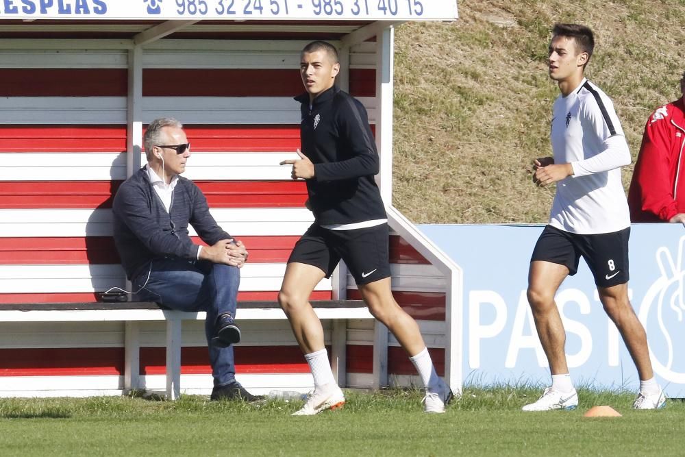 Entrenamiento del Sporting